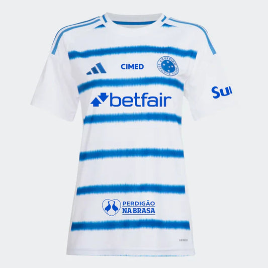 Jersey Women's adidas Cruzeiro 2025/26 II with Sponsors