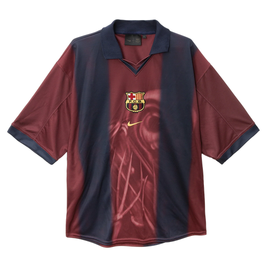 CJ x  x Barcelona Retro 2000/01 Home Skeleton jersey