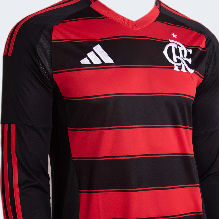 Jersey Long Sleeve Adidas Flamengo 2025/26 I