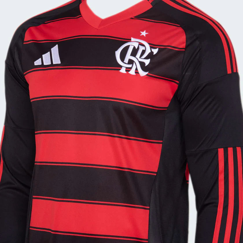 Jersey Long Sleeve Adidas Flamengo 2025/26 I