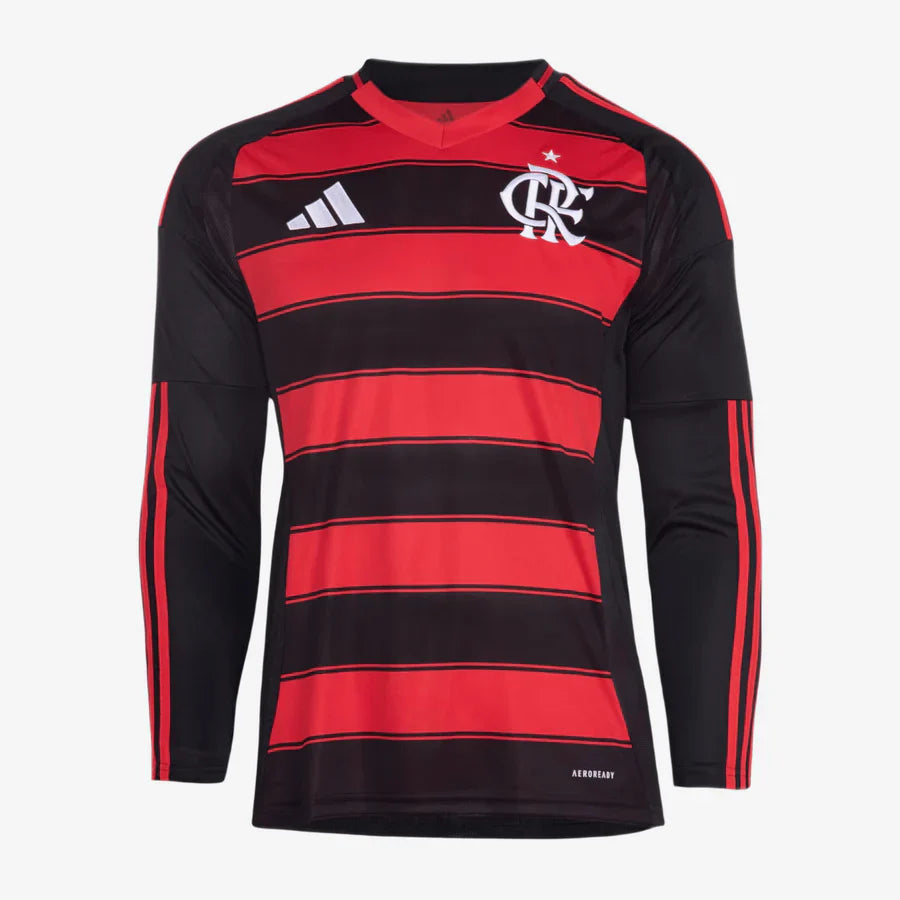 Jersey Long Sleeve Adidas Flamengo 2025/26 I