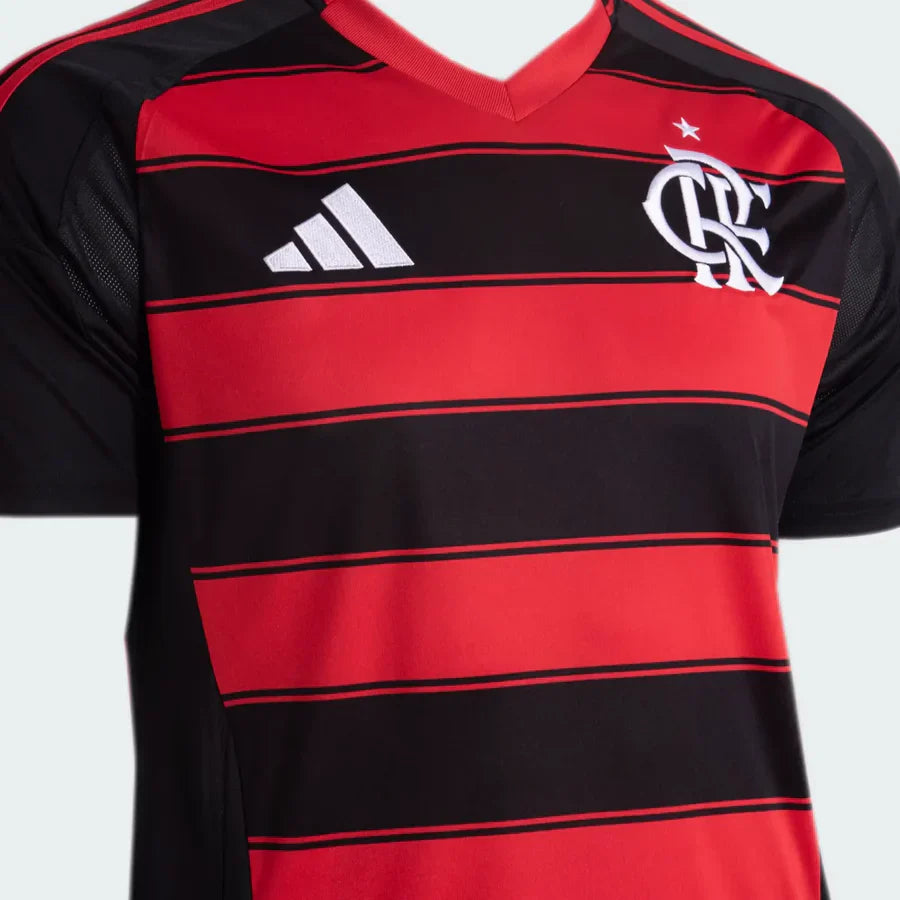 Jersey Adidas Flamengo 2025/26 I + Patch Mundial de Clubes