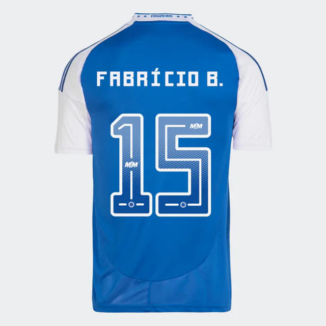 Jersey adidas Cruzeiro 2025/26 I - FABRÍCIO B. Nº 15