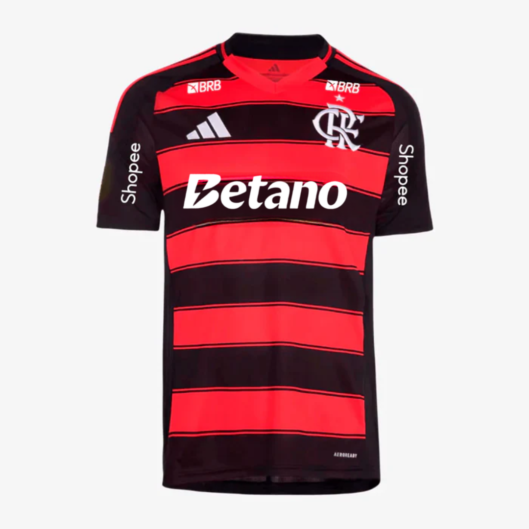 Jersey Adidas Flamengo 2025/26 I with Sponsors Betano