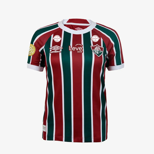 Jersey Women's Umbro Fluminense 2025/26 I - All Sponsor e Patch Mundial
