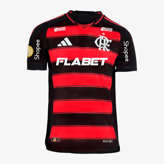 Jersey Adidas Flamengo 2025/26 I Authentic Player [Slim Fit] with Sponsors + Patch Mundial [Slim Fit]