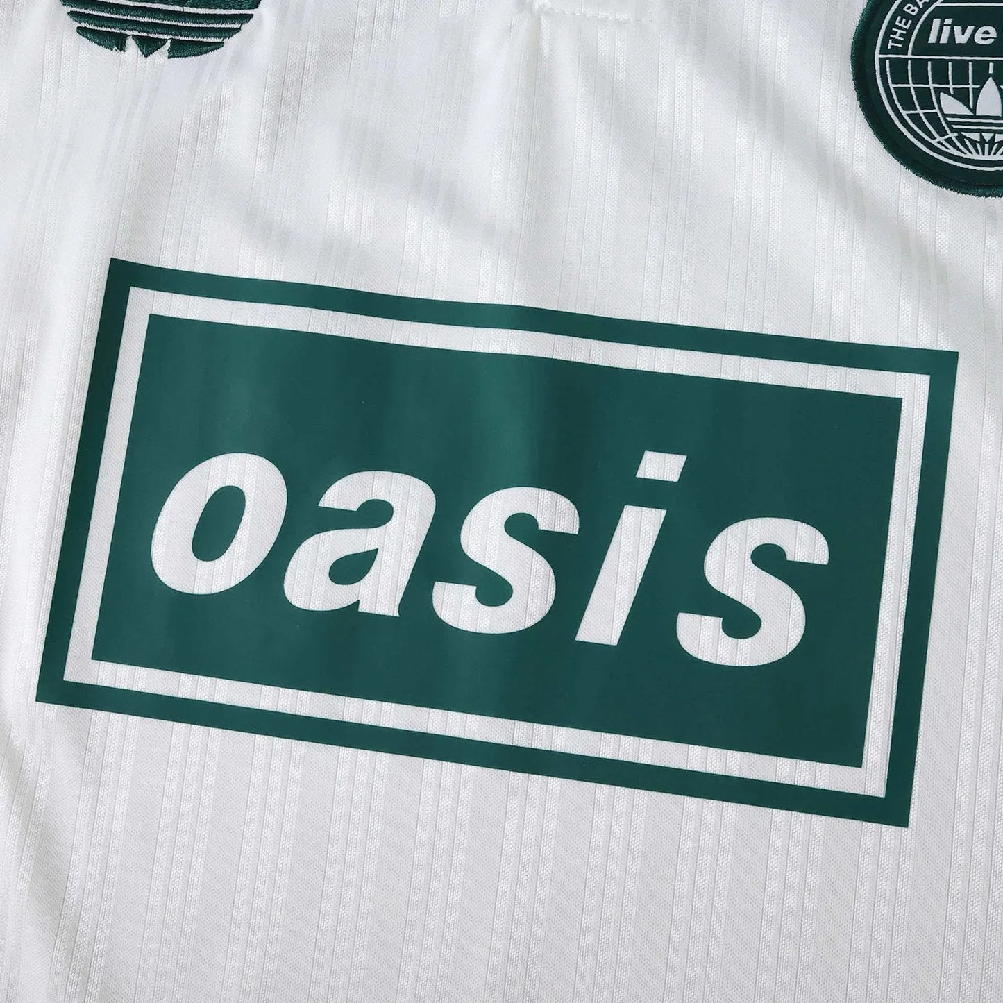Adidas Originals x Oasis Tour Jacquard Jersey White/Green
