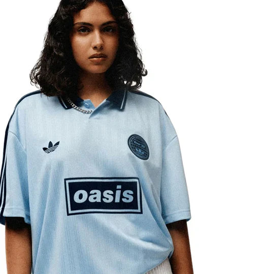 Adidas x Oasis Tour Jacquard Jersey Blue - Adidas Originals