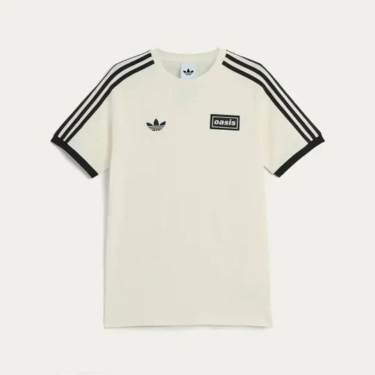 Adidas Originals Oasis Edition — Oasis Tour 3 Stripes Cream White Jersey