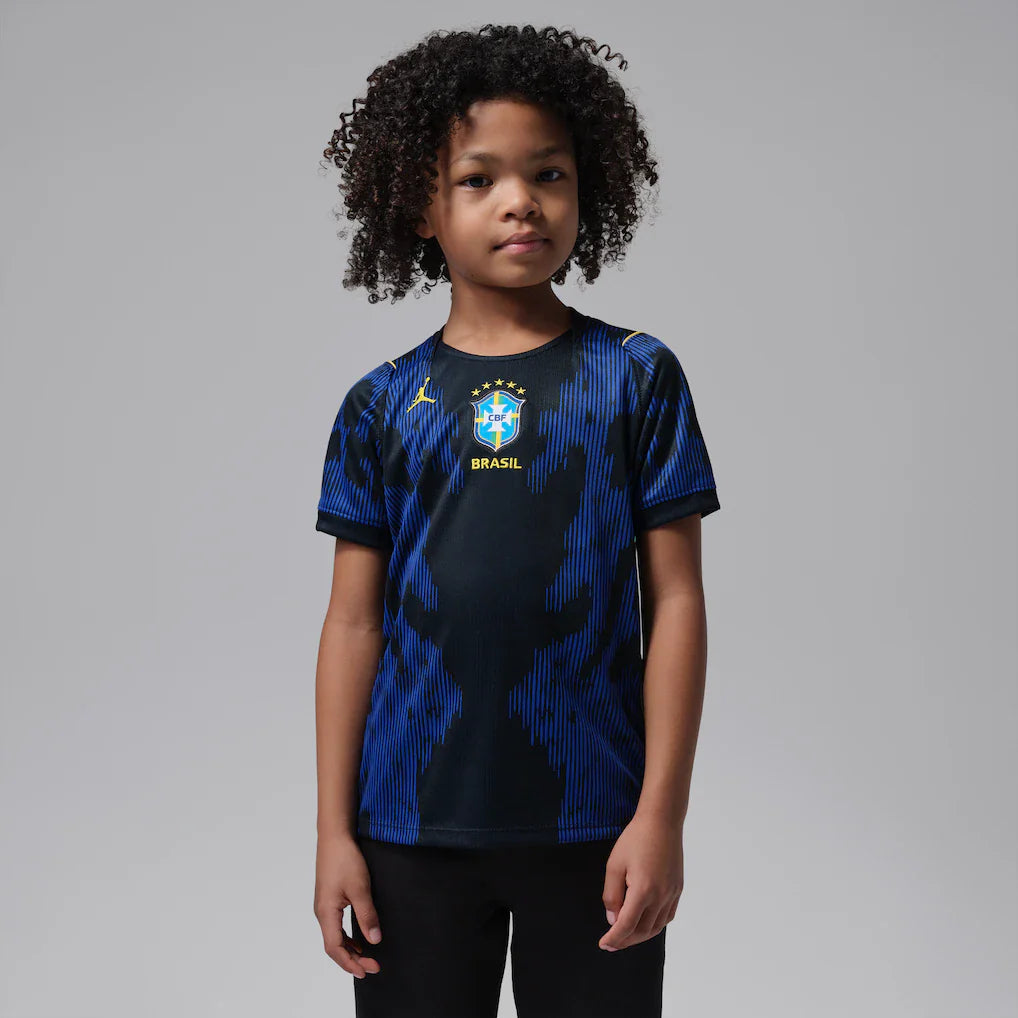Brazil Kids Jordan Away 2026 World Cup - Kit Kids Brasil