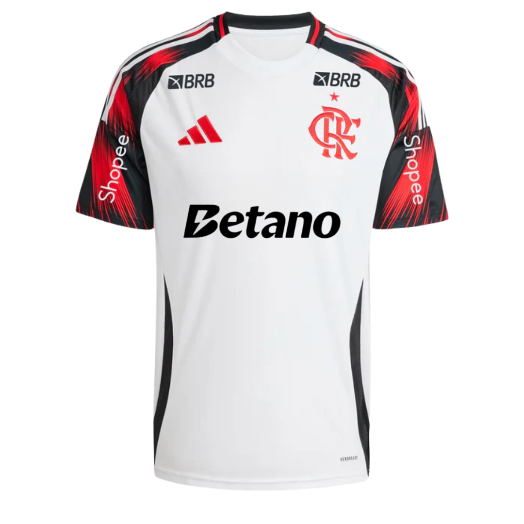 Jersey Adidas Flamengo 2025/26 II with Sponsors Betano