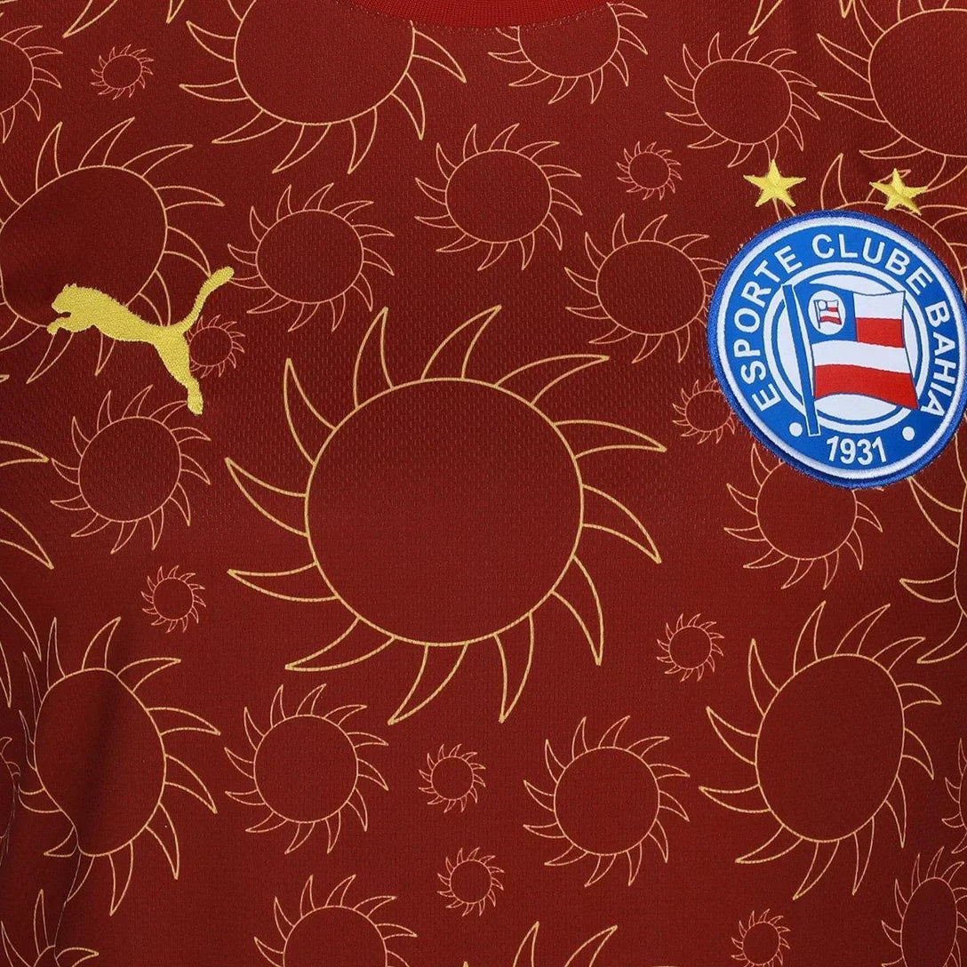 Jersey Bahia III 25/26 s/n Puma Men's - Vermelho Fan version