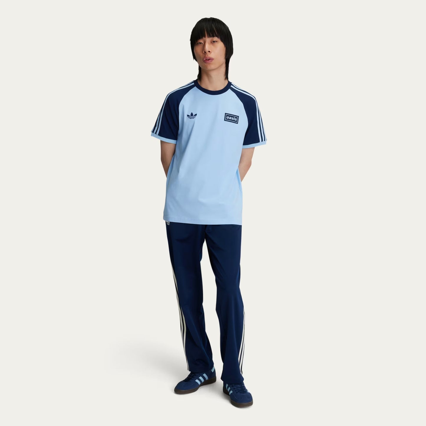 Adidas Originals Oasis Edition — Oasis Tour 3-Stripes blue Jersey
