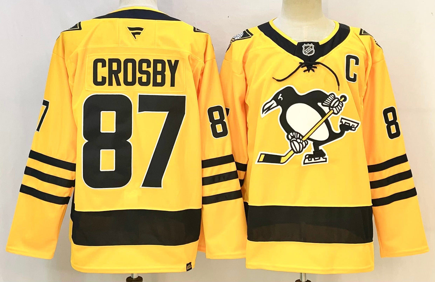 Camisa NHL Pittsburgh Penguins Jersey Amarela
