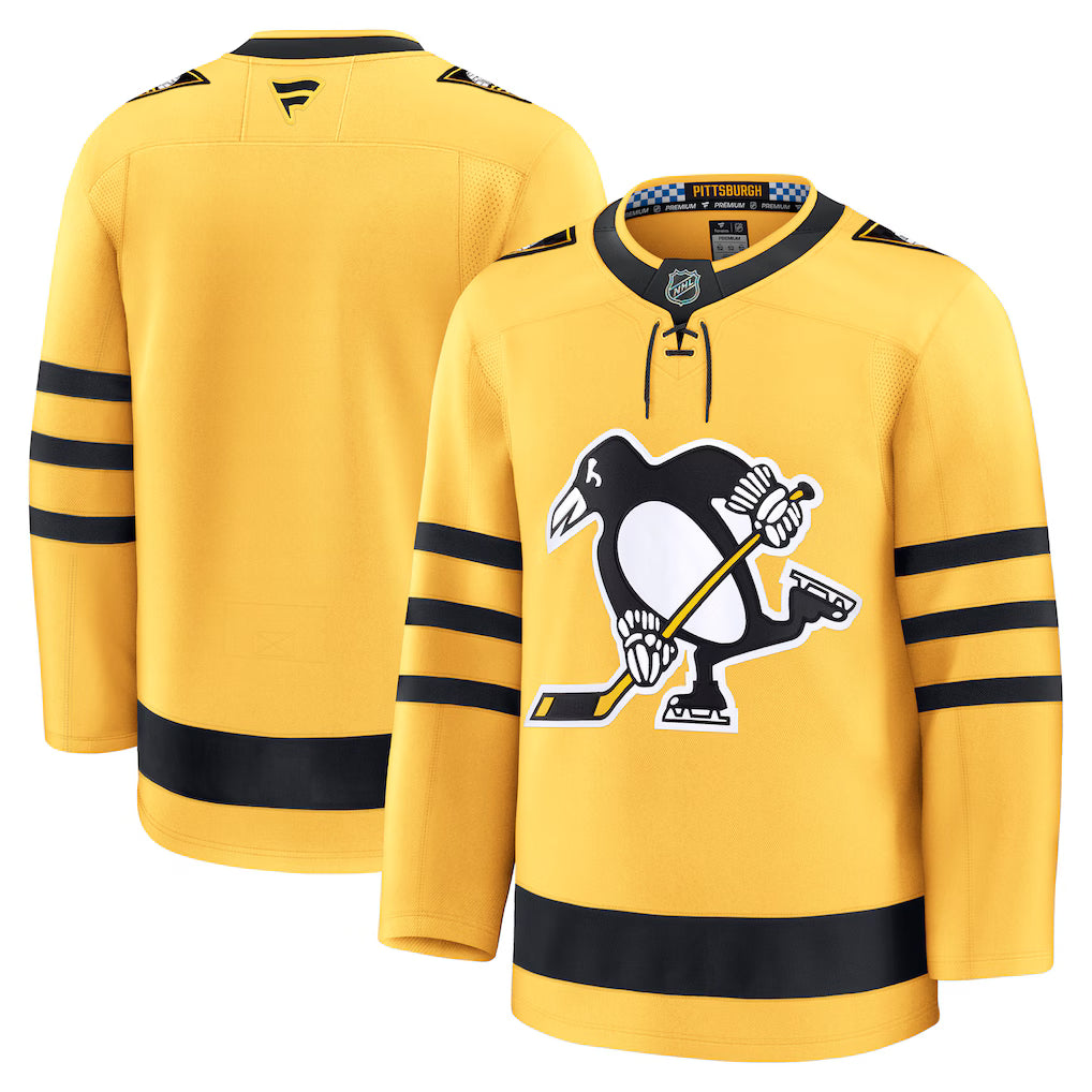 Camisa NHL Pittsburgh Penguins Jersey Amarela