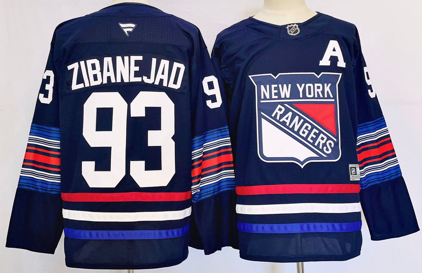 Camisa NHL New York Rangers Jersey Azul Escuro