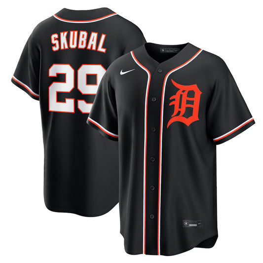 Jersey Detroit Tigers Black Out Torcedor
