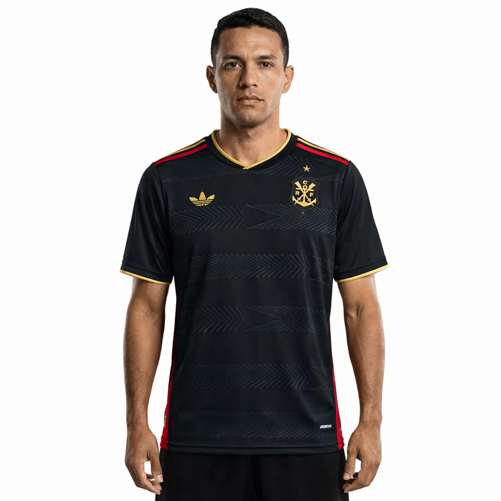 Jersey Flamengo Adidas Originals Black - Fan Version