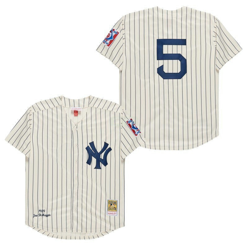 Camisa MLB New York Yankees 1939 NY #5 Home Jersey