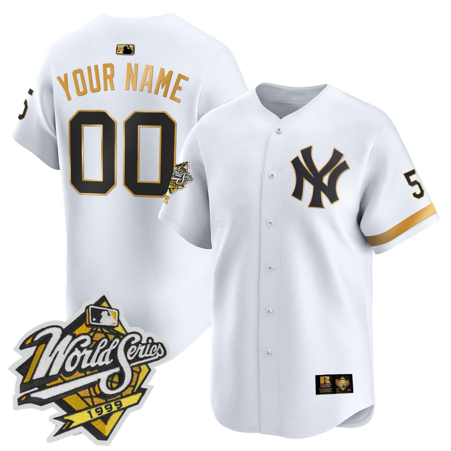 Camisa MLB 1999 Throwback Joe DiMaggio Patch Vapor Premier Limited Jersey