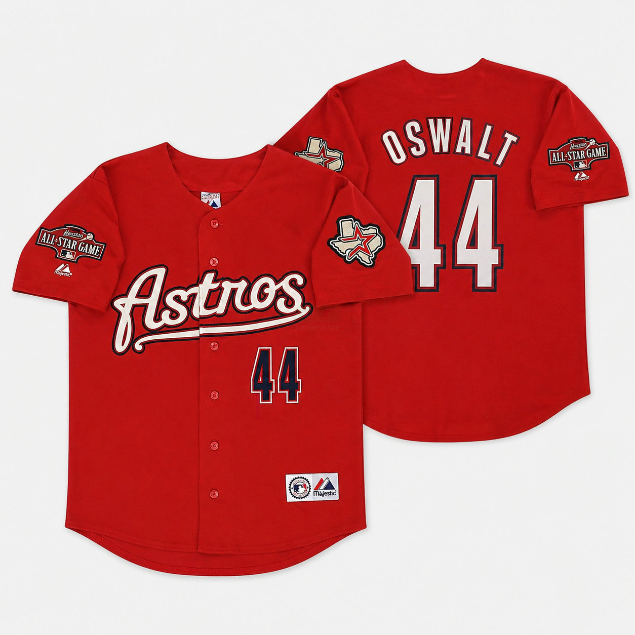 Camisa MLB Houston Astros 2004 Vermelha Jersey