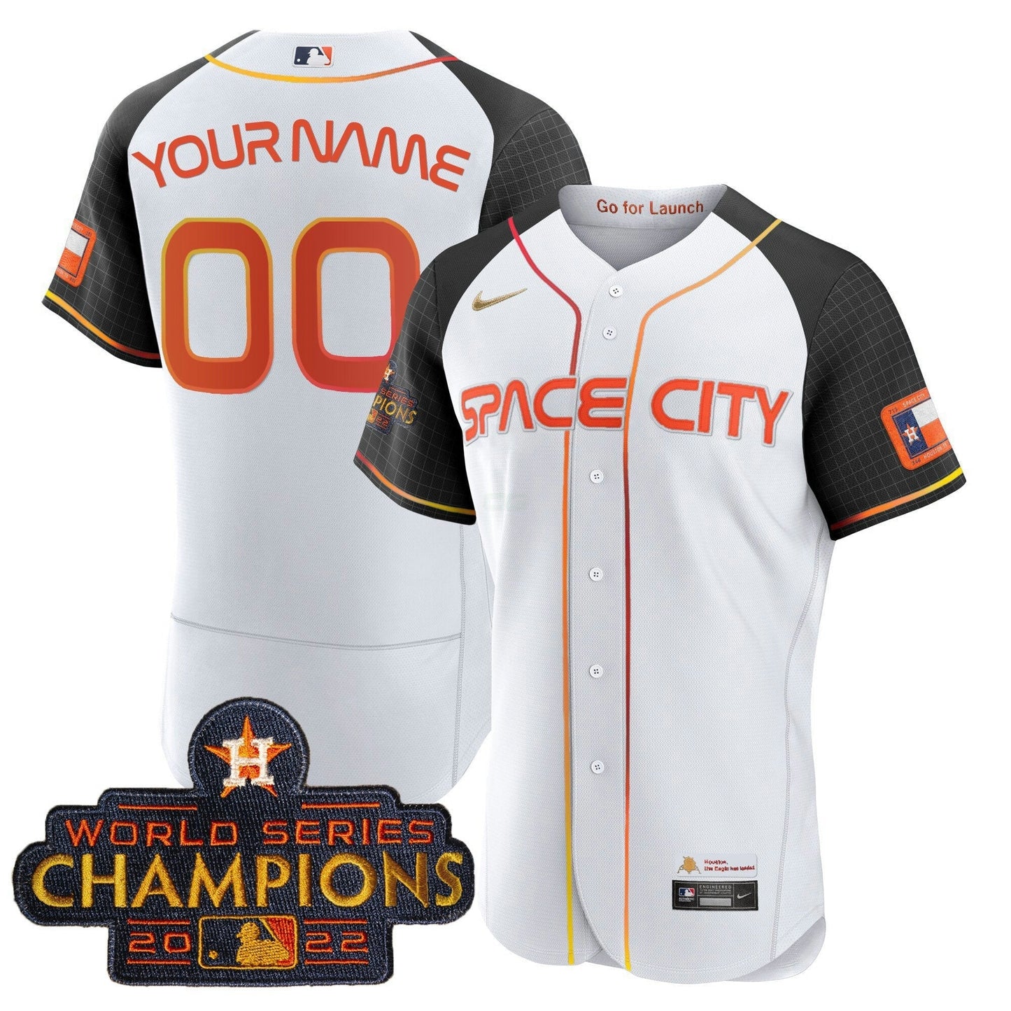 Camisa MLB 2023 Space City Champions Alternativa Flex Jersey