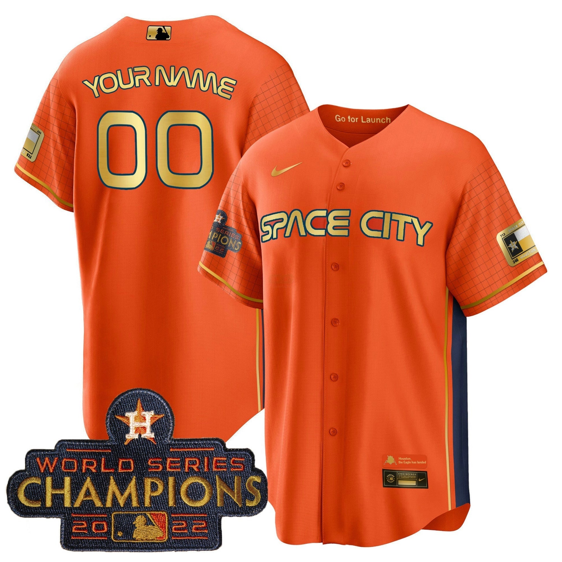 Camisa MLB 2023 Space City Champions Cool Special Jersey
