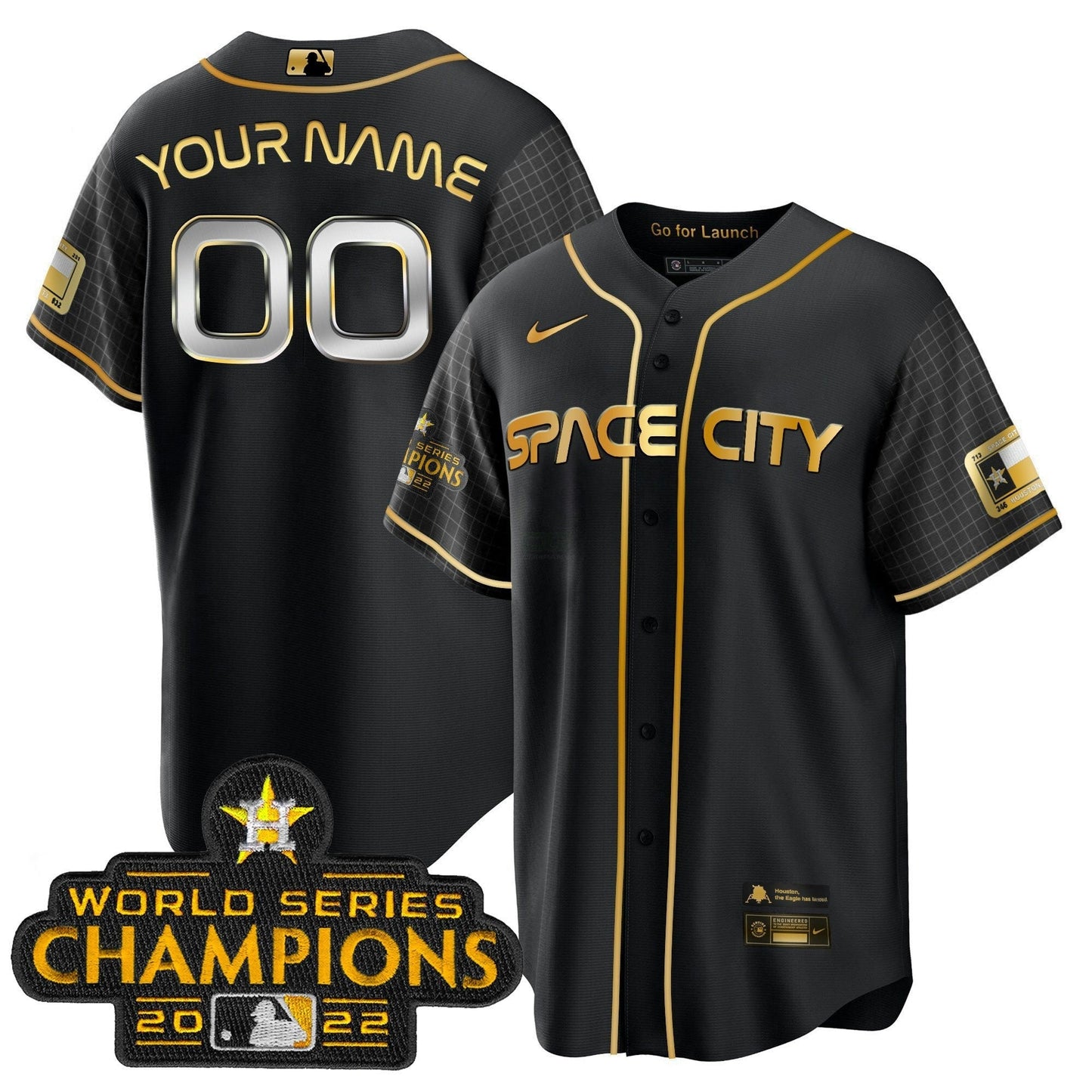 Camisa MLB 2023 Space City Champions Jersey