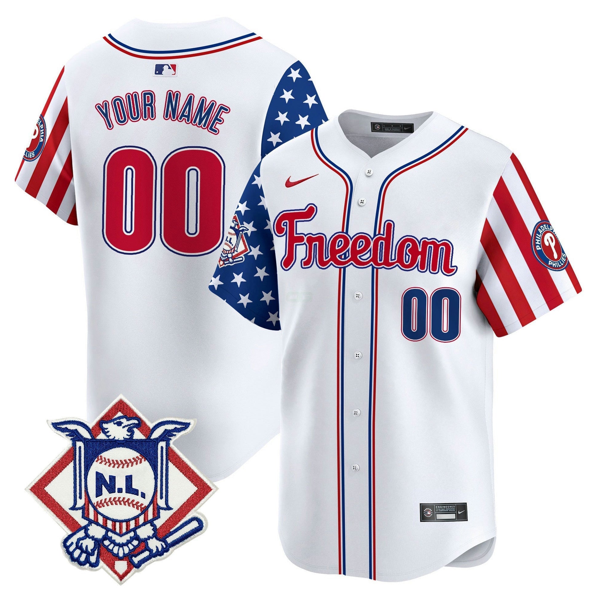 Camisa MLB 2024 Fourth of July Vapor Premier Limited Jersey V3 - Branca