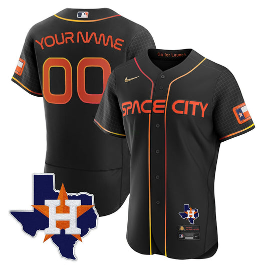 Camisa MLB 2024 Space City Flex Base Jersey – Texas Patch