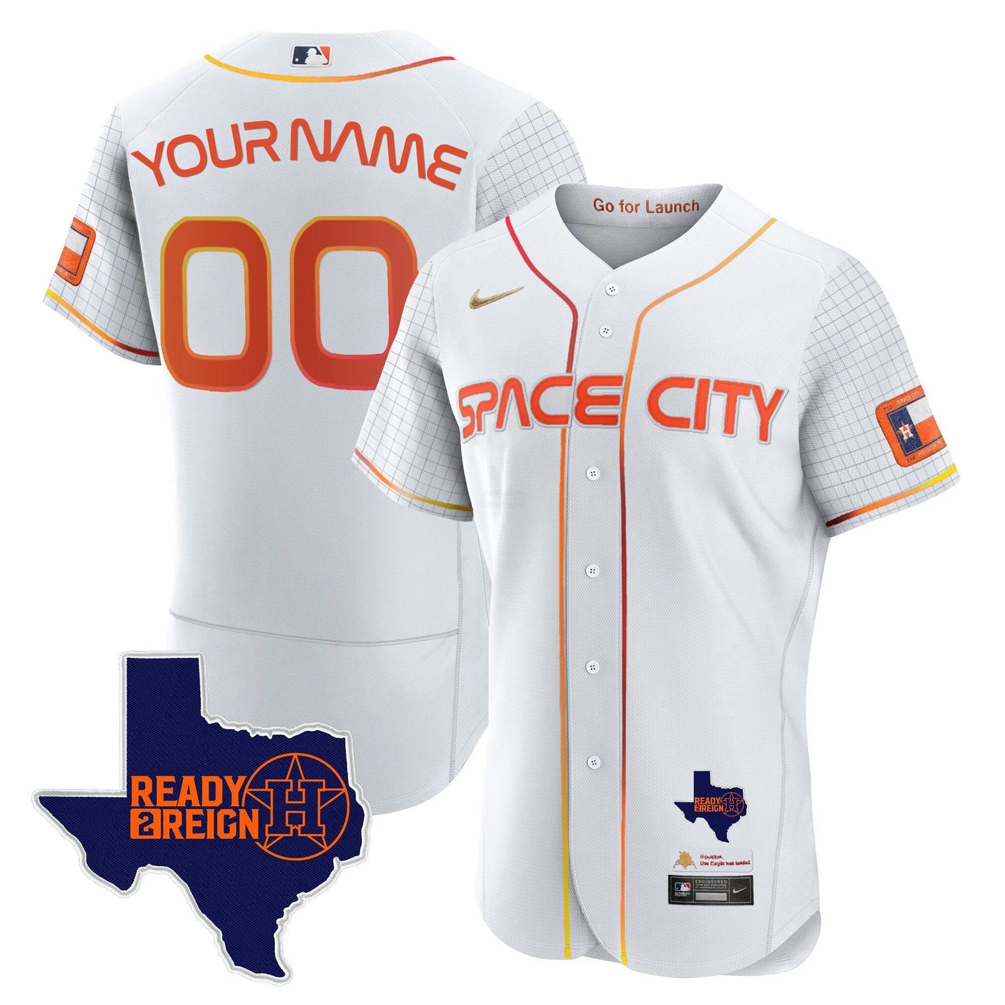 Camisa MLB 2024 Space City Ready 2 Reign Flex Base Jersey