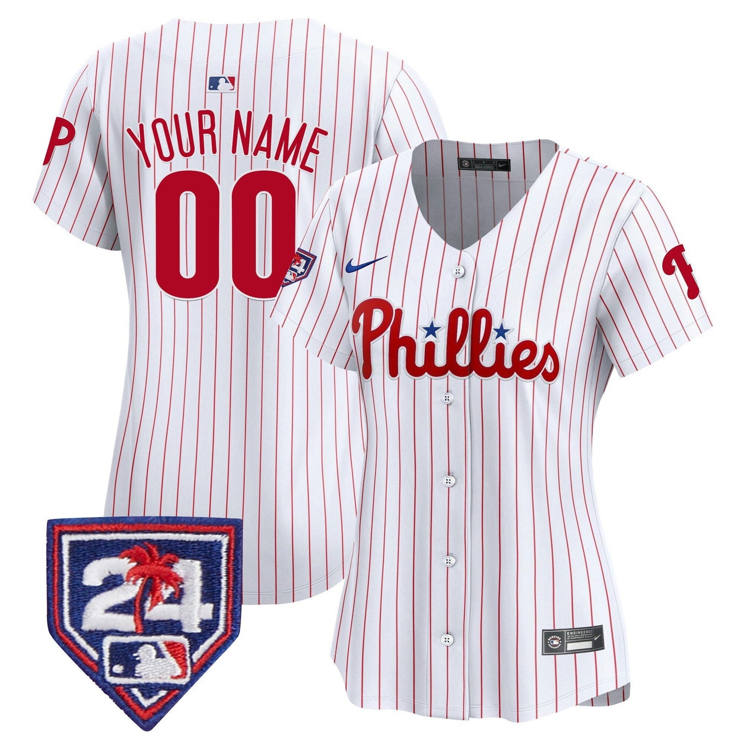 Camisa MLB Philadelphia Phillies 2024 Spring Training Patch Vapor Premier Limited Jersey
