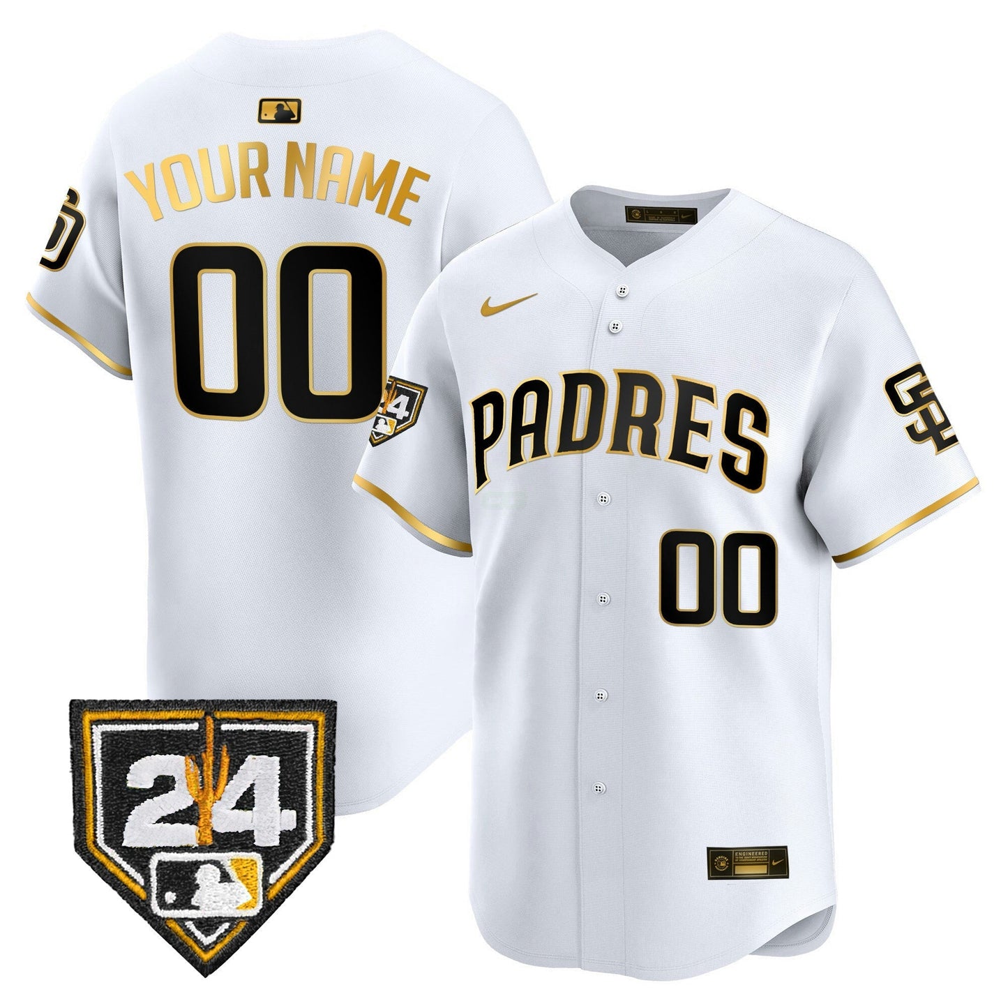 Camisa MLB San Diego Padres 2024 Spring Training Patch Vapor Premier Limited Jersey