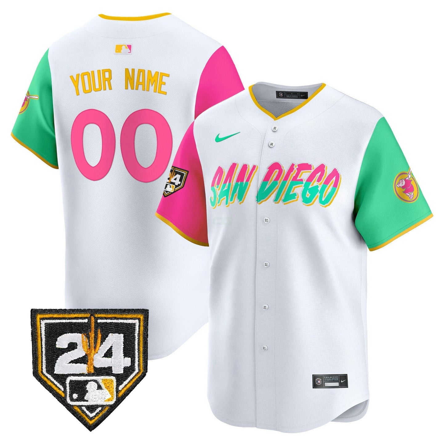 Camisa MLB San Diego Padres 2024 Spring Training Patch Vapor Premier Limited Jersey