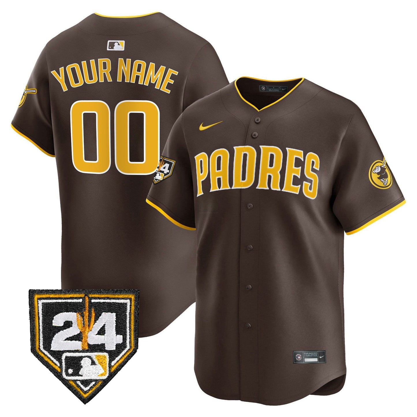 Camisa MLB San Diego Padres 2024 Spring Training Patch Vapor Premier Limited Jersey