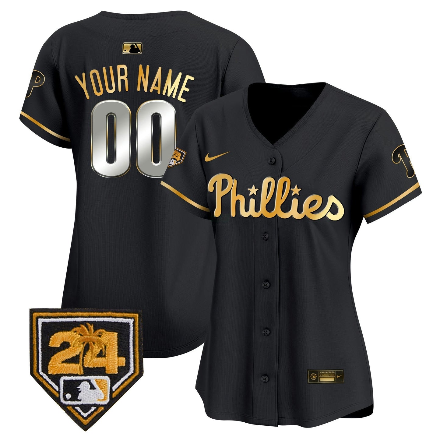 Camisa MLB Philadelphia Phillies 2024 Spring Training Patch Vapor Premier Limited Jersey