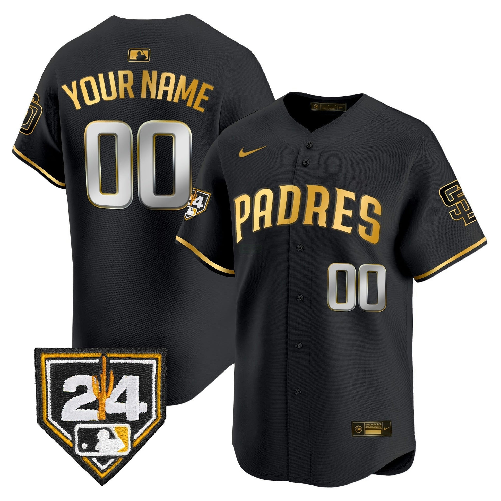 Camisa MLB San Diego Padres 2024 Spring Training Patch Vapor Premier Limited Jersey