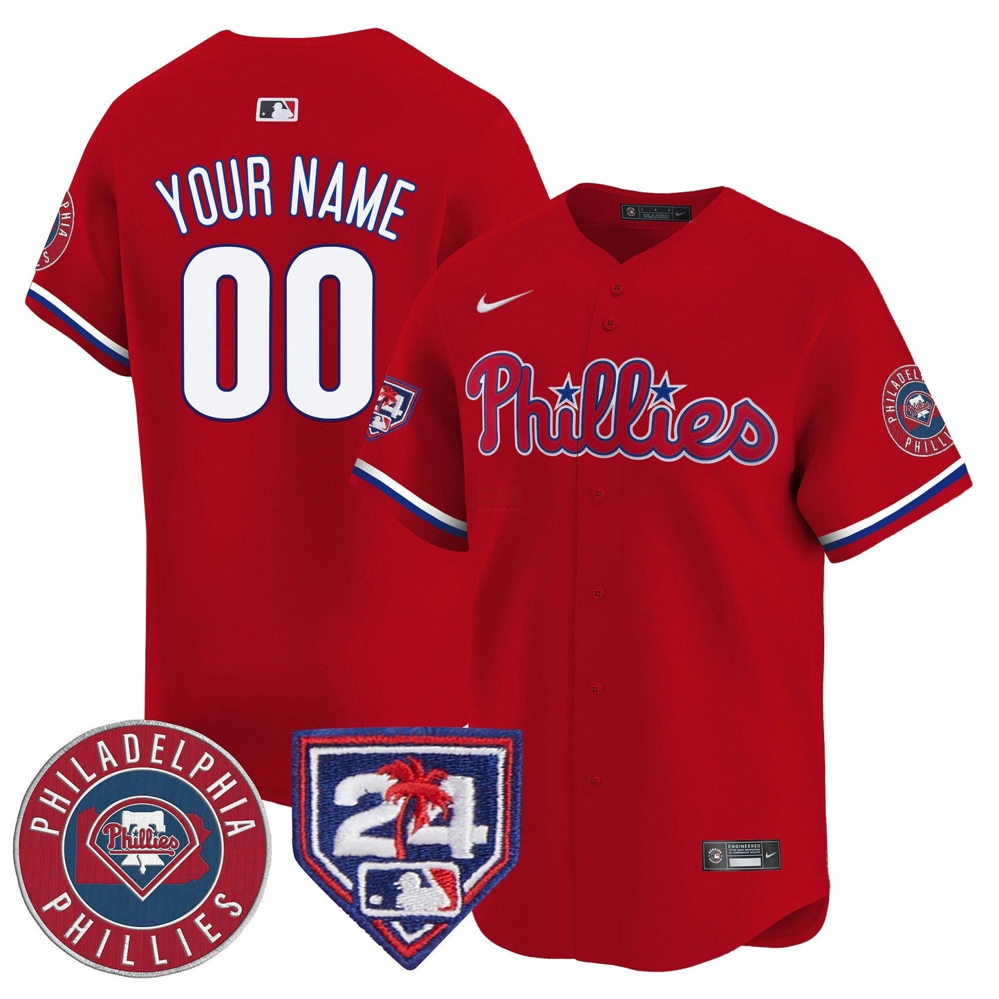 Camisa MLB 2024 Spring Training Patch Vapor Premier Limited Jersey V2