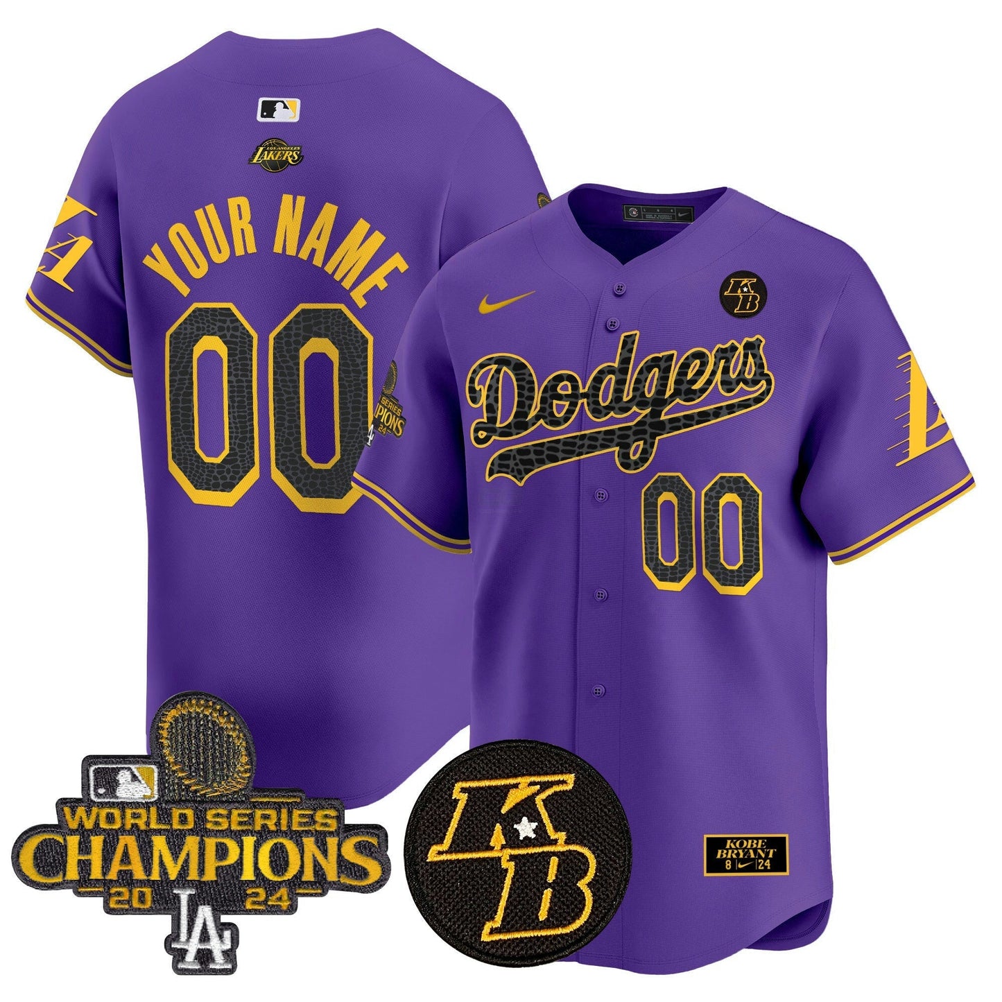 Camisa MLB 2024 World Series Champions Mamba Vapor Premier Limited Jersey