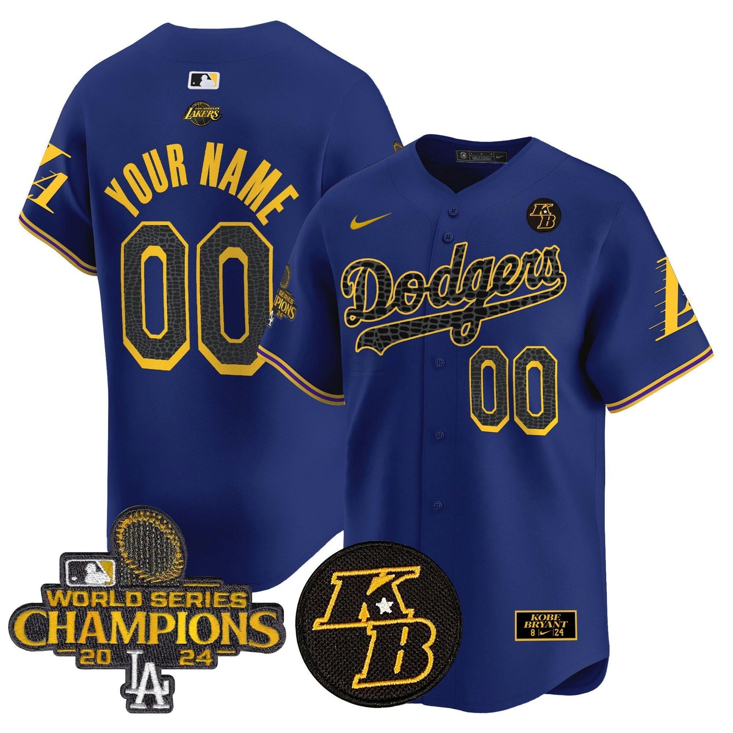 Camisa MLB 2024 World Series Champions Mamba Vapor Premier Limited Jersey