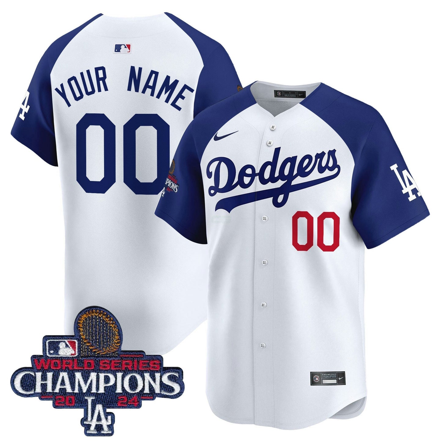 Camisa MLB 2024 World Series Champions Patch Vapor Premier Limited Jersey
