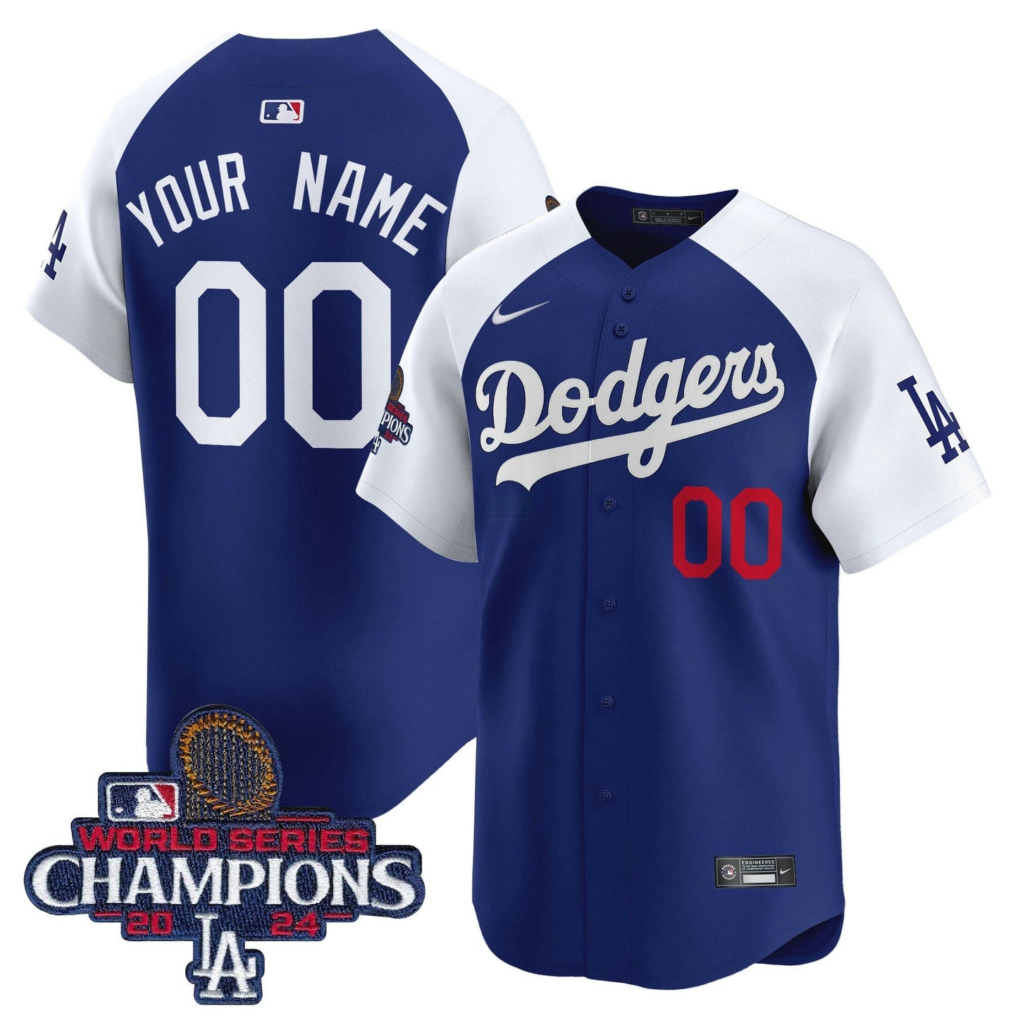 Camisa MLB 2024 World Series Champions Patch Vapor Premier Limited Jersey