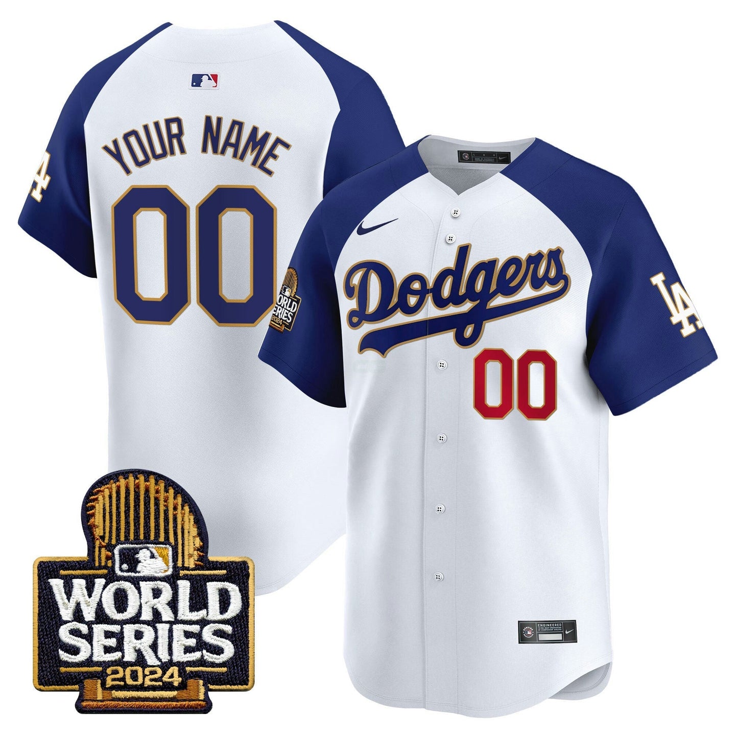 Camisa MLB 2024 World Series Dourada Trim Vapor Premier Limited Jersey