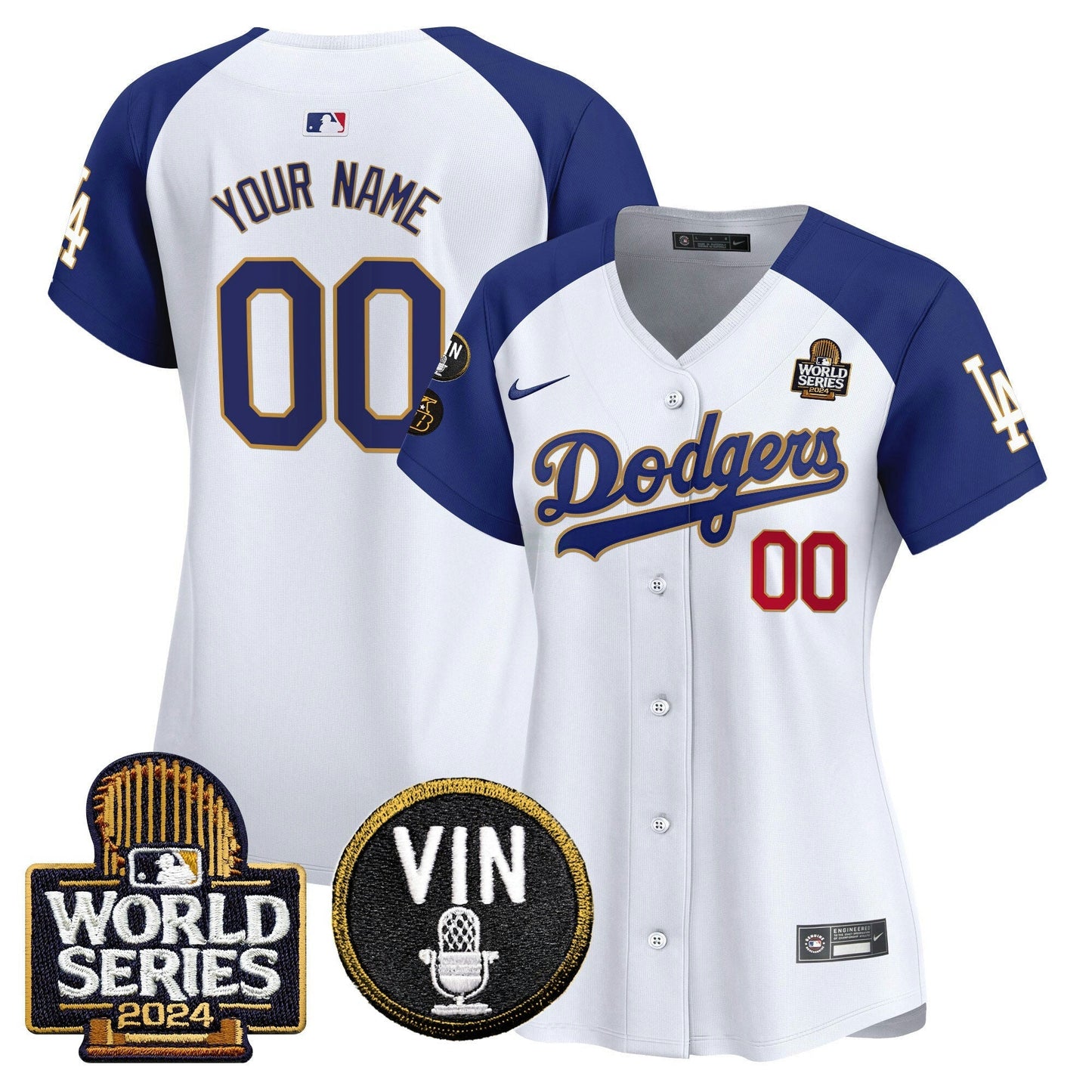 Camisa MLB 2024 World Series Dourada Trim Vapor Premier Limited Jersey V2
