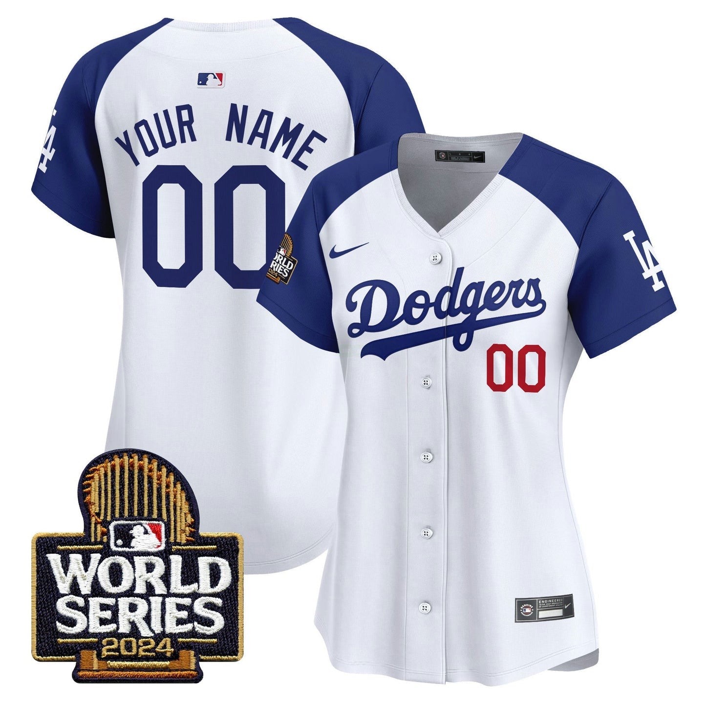 Camisa MLB Los Angeles Dodgers 2024 World Series Vapor Premier Limited Jersey