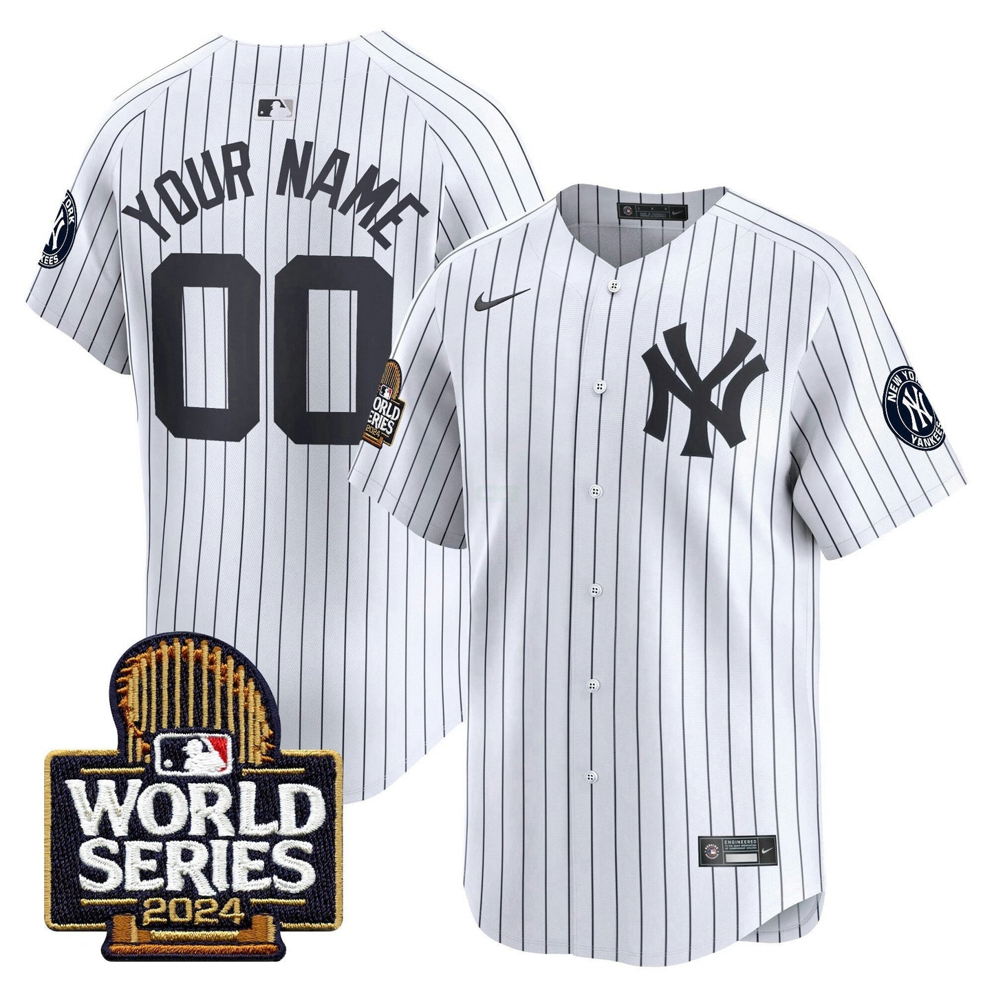 Camisa MLB New York Yankees 2024 World Series Vapor Premier Limited Jersey