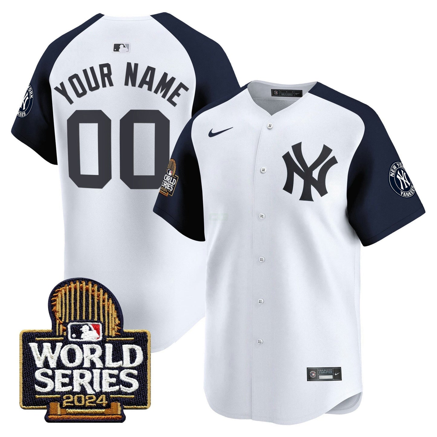 Camisa MLB New York Yankees 2024 World Series Vapor Premier Limited Jersey