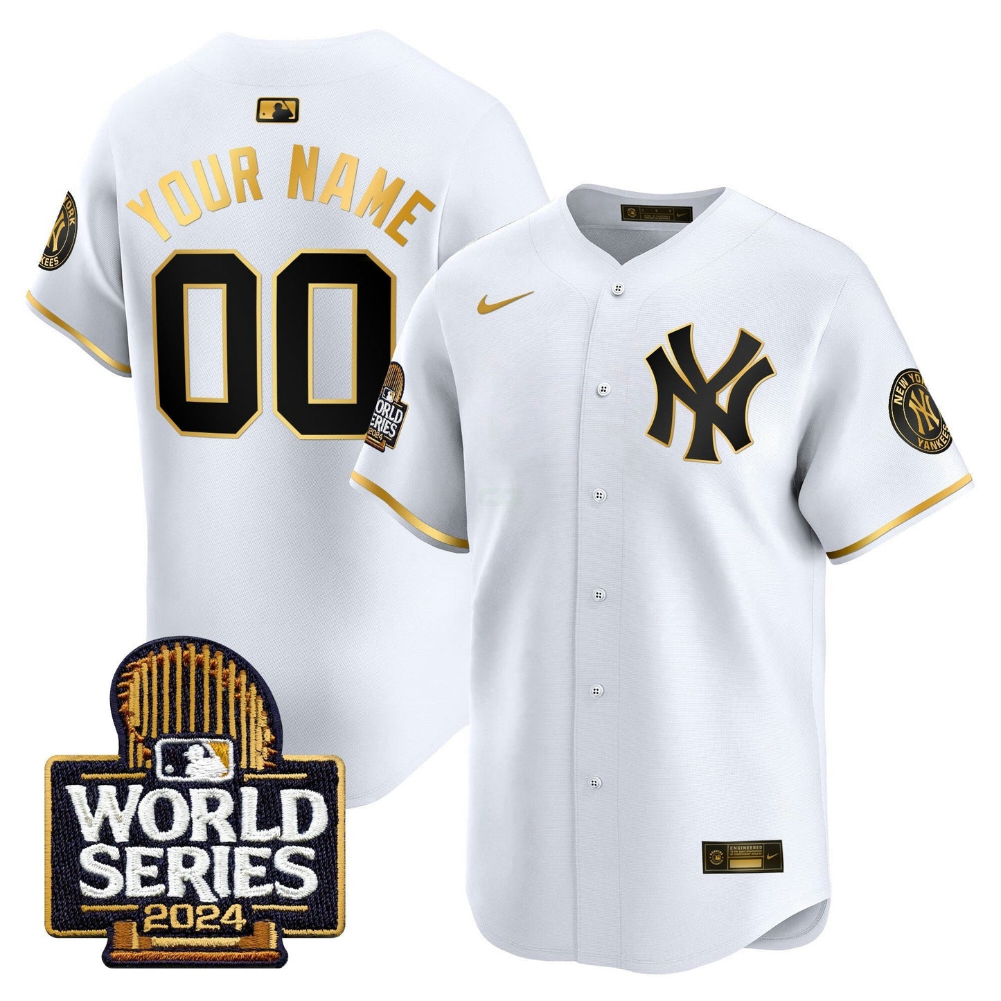 Camisa MLB New York Yankees 2024 World Series Vapor Premier Limited Jersey