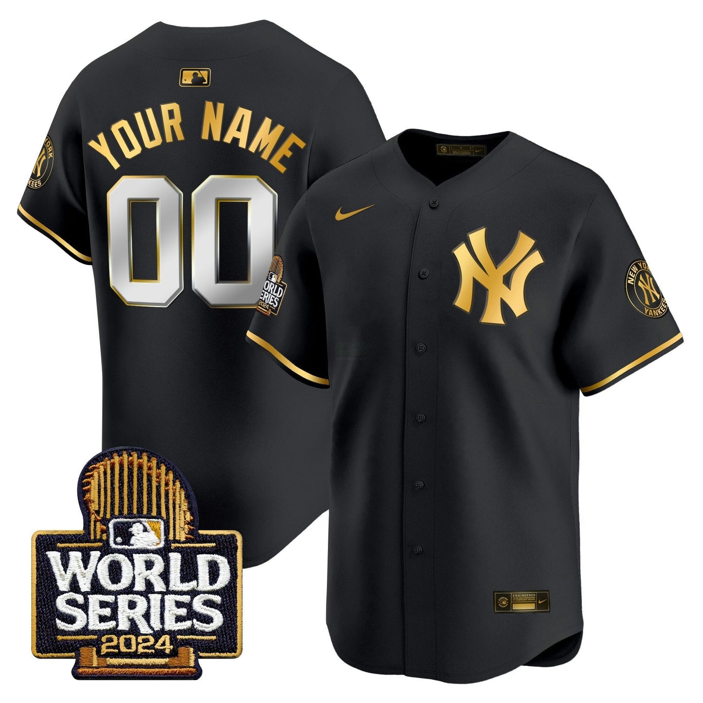 Camisa MLB New York Yankees 2024 World Series Vapor Premier Limited Jersey