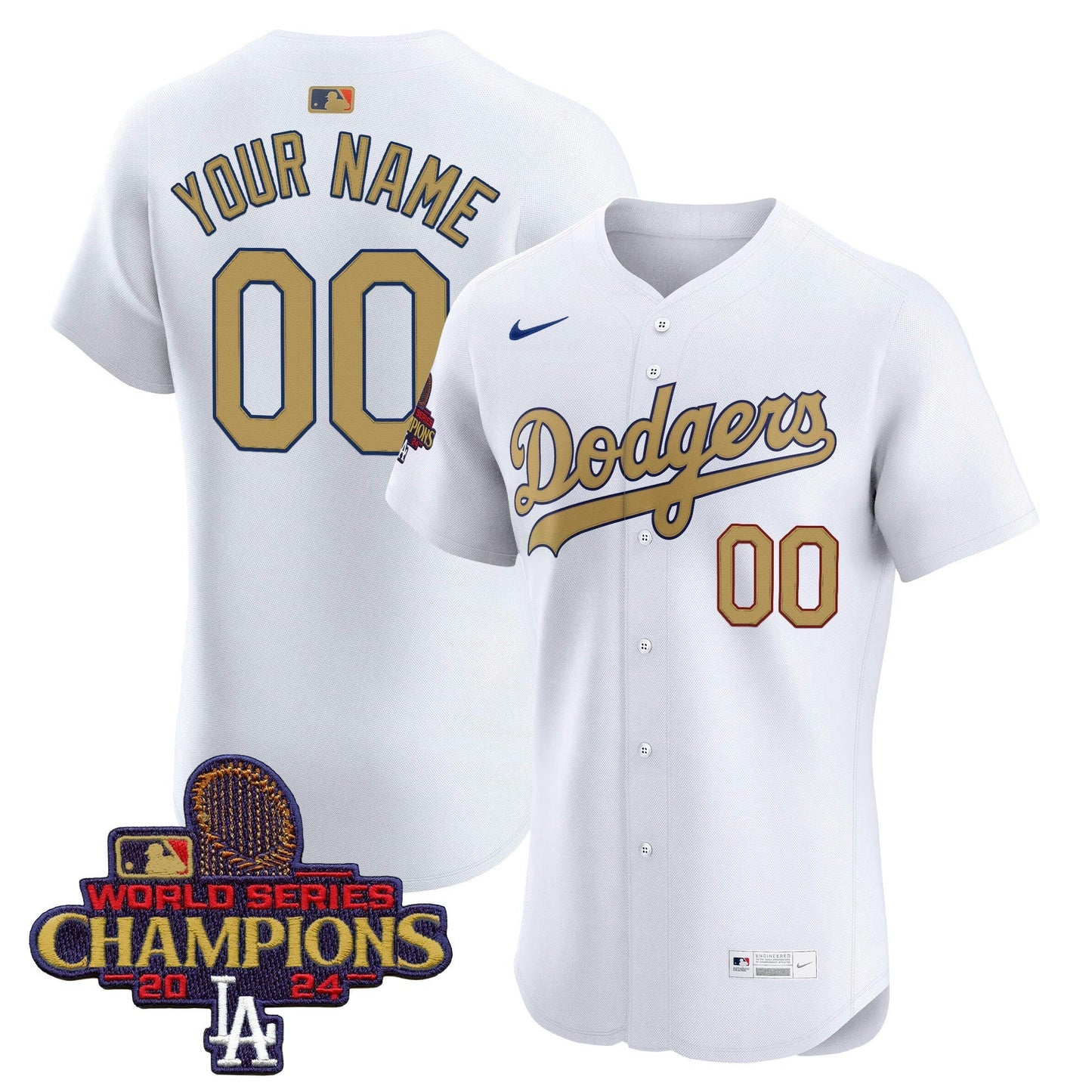 Camisa MLB 2025 Dourada Vapor Premier Elite Jersey